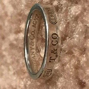 Authentic Tiffany 1837 Narrow Band